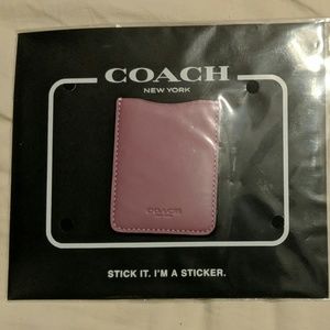 Coach phone sticker